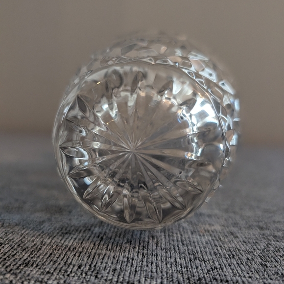 Rogaska Gallia 5 3/4 inch Crystal Vase, Etched - Picture 2 of 4